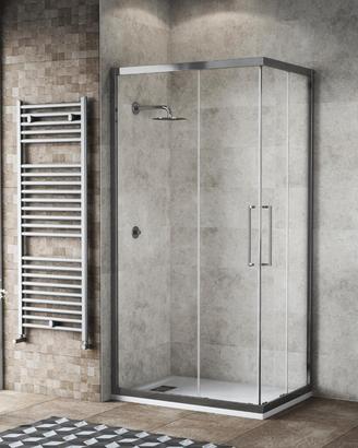 Box doccia angolare con porte scorrevoli Record