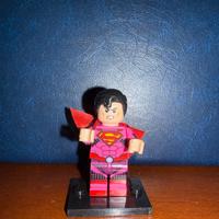 Mini figure Superman rosso compatibile LEGO