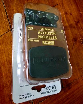 Acoustic Modeler AM100 eff  a pedale per chitarra