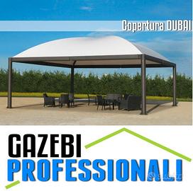 Copertura gazebo pesante certificato uso pubblico