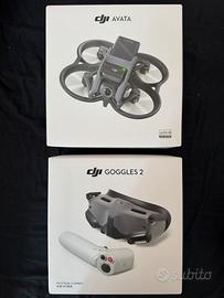 DJI Avata + Goggles 2 Motion Combo NUOVO mai usato
