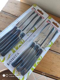 Coltelli da tavolo punta tonda.