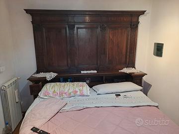 Vedo Testiera in Noce di fine '800 Umbro