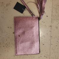 Borsa rosa effetto metallico metal pink Kocca