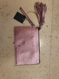 Borsa rosa effetto metallico metal pink Kocca
