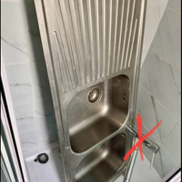 Lavandino a due vasche cucina