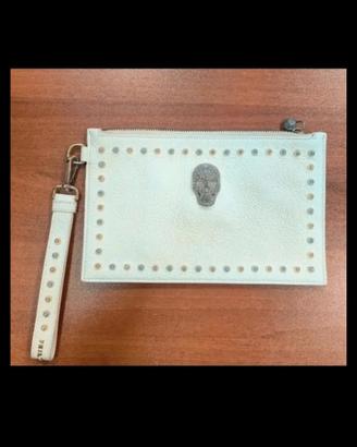 borsa philipp plein  pochette pelle