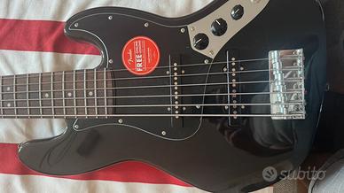 SQUIER by  Fender JAZZ BASS VI basso A 6 CORDE