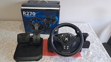 Volante con pedaliera 270°