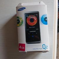 Samsung video mp3 player q2 4gb nero