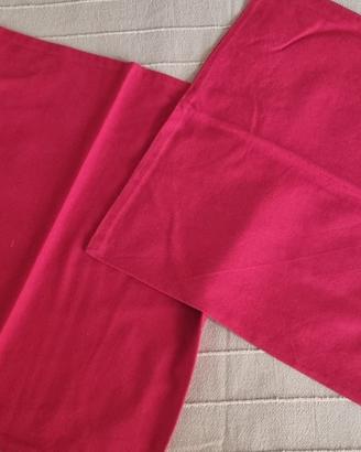 2 federe cuscino Croff rosse cotone 39x43