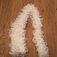 Sciarpa bianca cotone