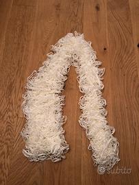 Sciarpa bianca cotone