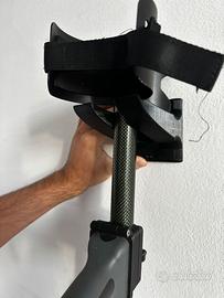 Staffa a muro per Minelab equinox e x Terra Pro