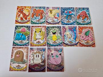 Lotto Pokémon TOPPS 1999 - Serie 1 (13 Carte)