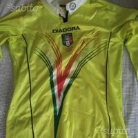Maglia ufficiale gialla arbitro taglia S nuova mai