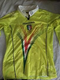 Maglia ufficiale gialla arbitro taglia S nuova mai