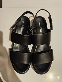 Sandali neri Milla n.39 – NUOVI mai indossati