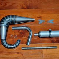 Marmitta artigianale minarelli p6 80cc