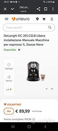 Macchina per caffè espresso DeLonghi