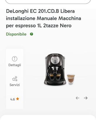 Macchina per caffè espresso DeLonghi