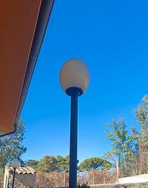 LAMPADE OVALI VERTICALI DA GIARDINO
