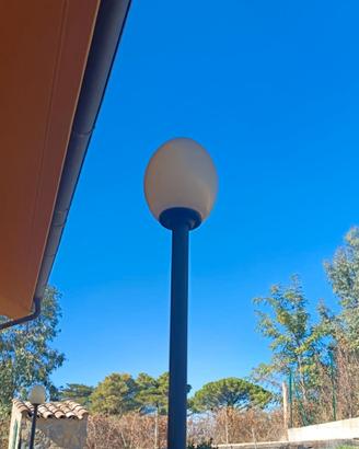 LAMPADE OVALI VERTICALI DA GIARDINO