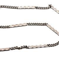 Stupenda catena orologio argento inizio 1900