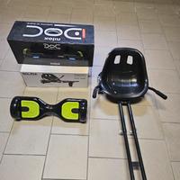 Hoverboard Doc Nilox nero + seggiolino