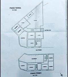 Casa indipendente su due livelli - Via Roma