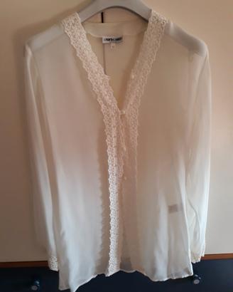 CAMICIA "NARA CAMICE", TAGLIA II, colore AVORIO