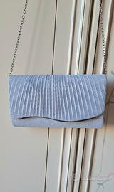Pochette cerimonia argento 