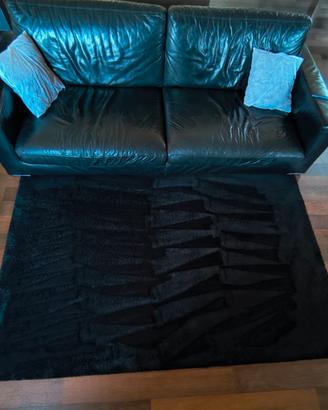 Tappeto nero cm 160x225 cm