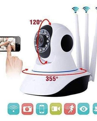 Telecamera ip cam wi-fi hd 1080p wireless led 3 an
