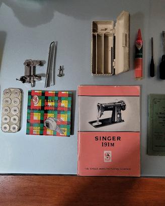 Manuali e apparecchi Singer macchine vintage