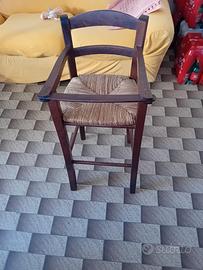 seggiolone di legno