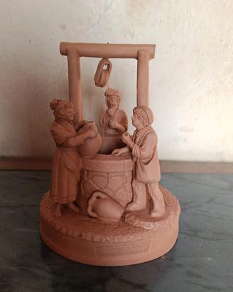 Pozzo in terracotta/presepe - Giuseppe Grasso 