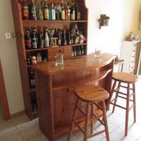 Mobile Bar completo in legno 