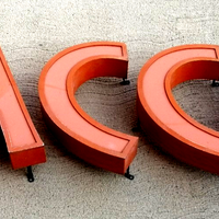 Insegna Scritta Lettera Pubblicità Luce Lampada Il