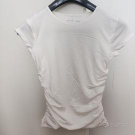 TOP/SOTTOGIACCA DONNA BIANCO