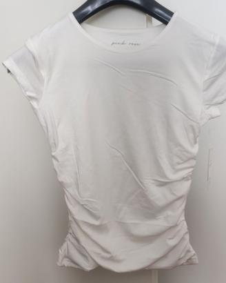 TOP/SOTTOGIACCA DONNA BIANCO