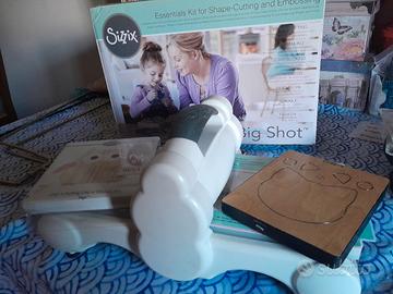 big shot sizzix con 3 fustelle