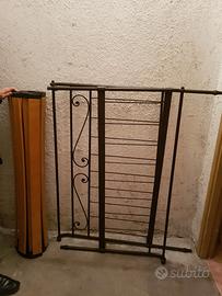 LETTO PREGIATO IN FERRO BATTUTO ANTICO CON CERTIF