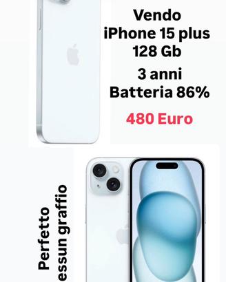 IPhone 15 plus 128 Gb