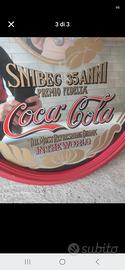 Specchio pubblicitario d'epoca Coca-Cola