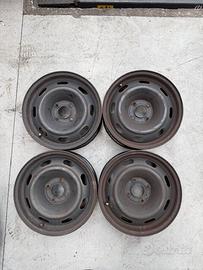 4 cerchi in ferro da 15 CITROEN C3 4x108