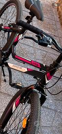Bici mountan bike .nero/viola 26”