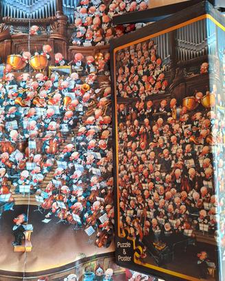 Puzzle Heye Orchestra Jean Jacques Loup + Poster