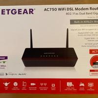 NETGEAR AC750 WiFi DSL Modem Router