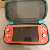 nintendo switch lite rosa
